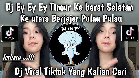 DJ VELOCITY PICA PICA 2 || TIMUR KE BARAT SELATAN KE UTARA BERJEJER PULAU PULAU VIRAL TIKTOK