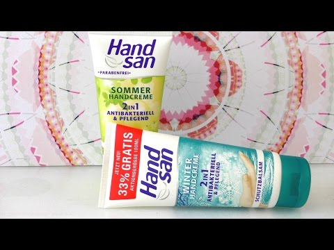 Hand cream review - Hand San winter hand cream vs. summer hand cream test