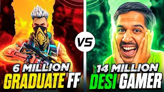 @DesiGamers_  VS @Graduateff  😱 AMIT BHAI NE CHALLENGE DE DIYA CUSTOM KA 😎🤯 GARENA FREEFIRE ❤