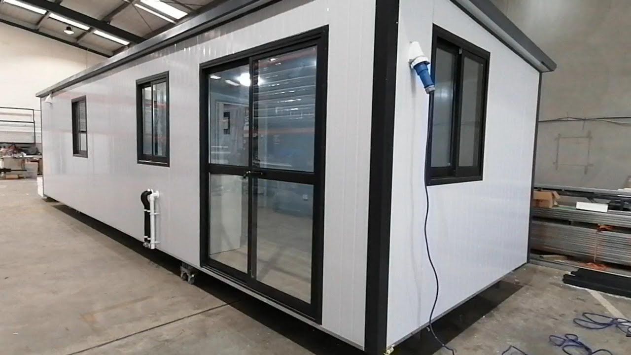 Custom 9.91m x 2.9m single-bedroom cabin tour — self-contained and built to your needs