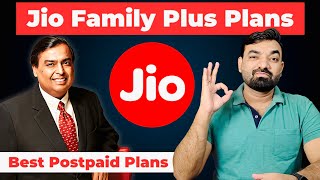 Jio Family Plus Plans  Best Postpaid Plans jio5g telecomnews jiopostpaid jio