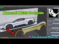 Rhino tutorial  3d car body modeling   how to model maserati mc20 body side