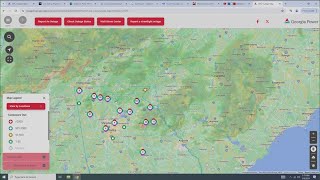 Power outages reported following north Georgia storm