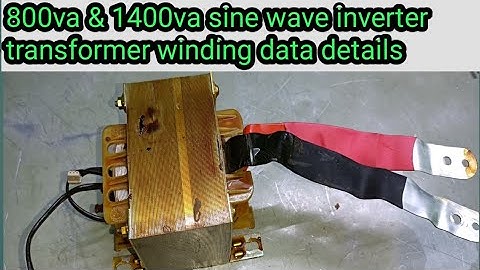 800va DSP sine wave inverter transformer winding Data Details|| 800va ,1400va sine transformer Data