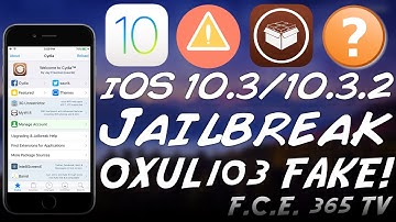 iOS 10.3 to iOS 10.3.2 Jailbreak (OXUL103) - IS IT LEGIT?