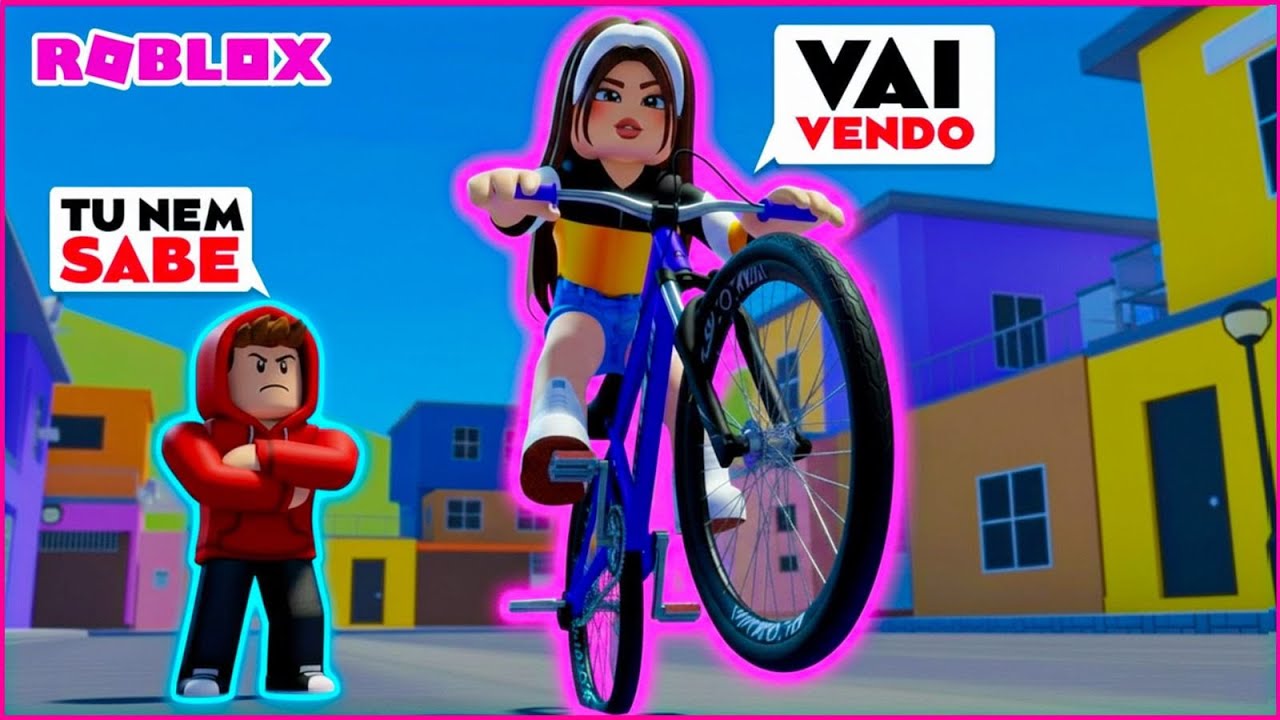 MEU AMIGO ME CHAMOU DE RUIM NO GRAU DE BIKE! - ROBLOX