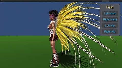 IMVU API for Unity - equip demo