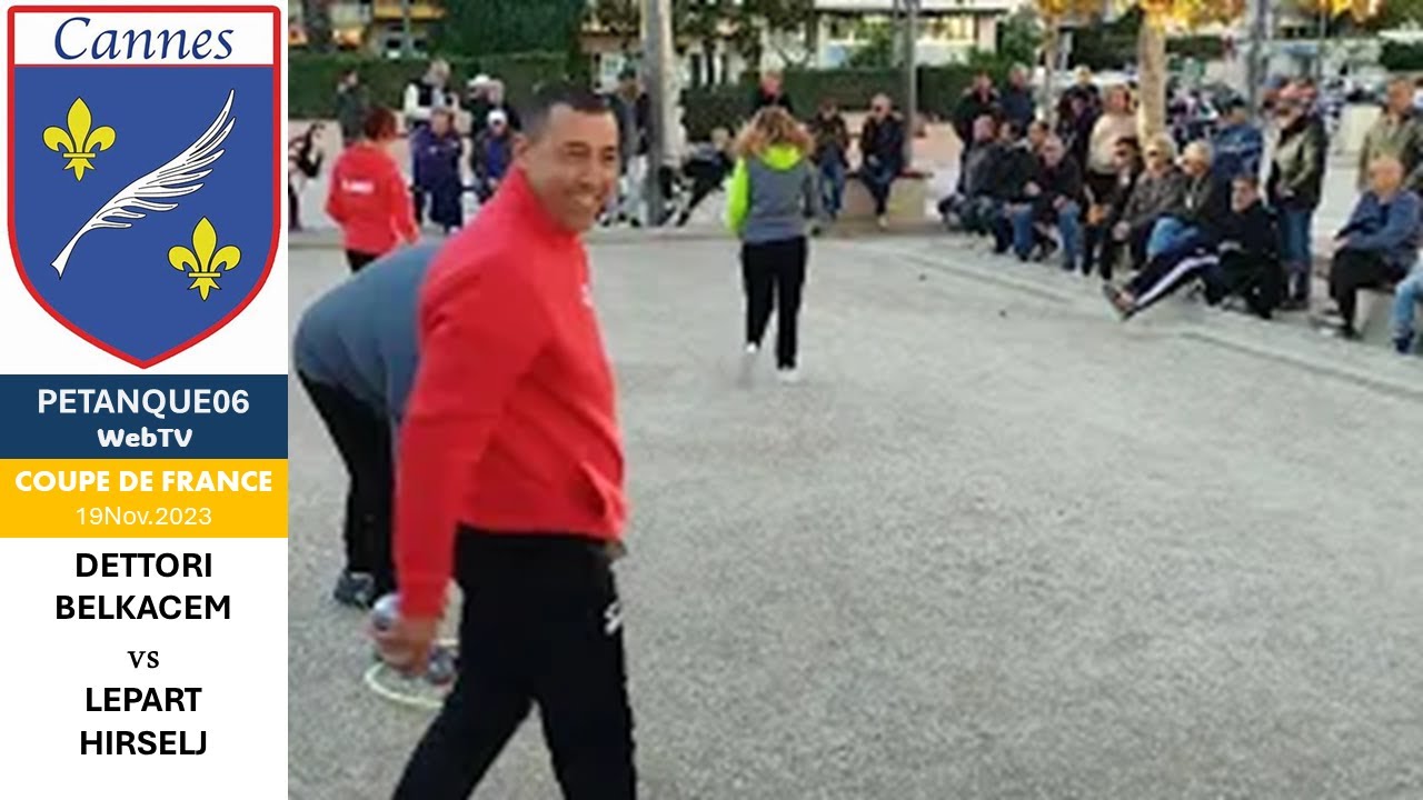 COUPE DE FRANCE Doublette Mixte Beach Club v PENITENTS ET PLAN 19 nov #petanque06