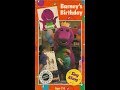 Barney S Birthday 1992 VHS Rip