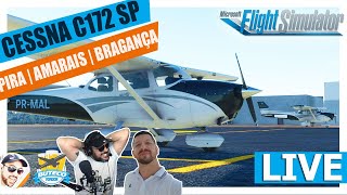 🔴FS2020 | PRIVATE PILOT | PIRA - AMARAIS - BRAGANÇA NO ROLE DE C172 screenshot 4