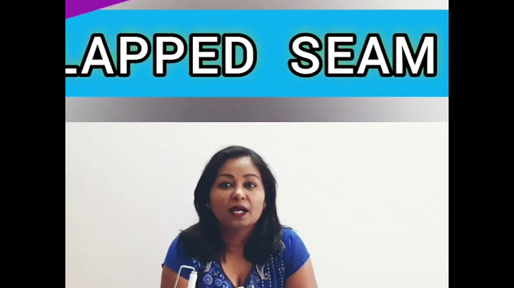 How to Sew LAPPED SEAM | Basic Sewing Techniques | Practical Clothing Construction Tips