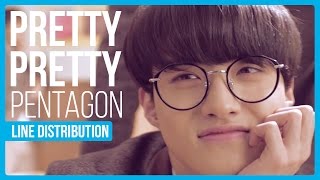 Download Lagu PENTAGON - Pretty Pretty (예쁨) Line Distribution (Color Coded) MP3