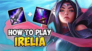 IRELIA S10|  HOW TO CLIMB THE LADDER WITH IRELIA | HELPFUL TRICKS FULL COMMENTARY VIDEO