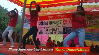 Nepal Girls Desi School Dance Compeion New Tharu Dance Chitwan Nepali
