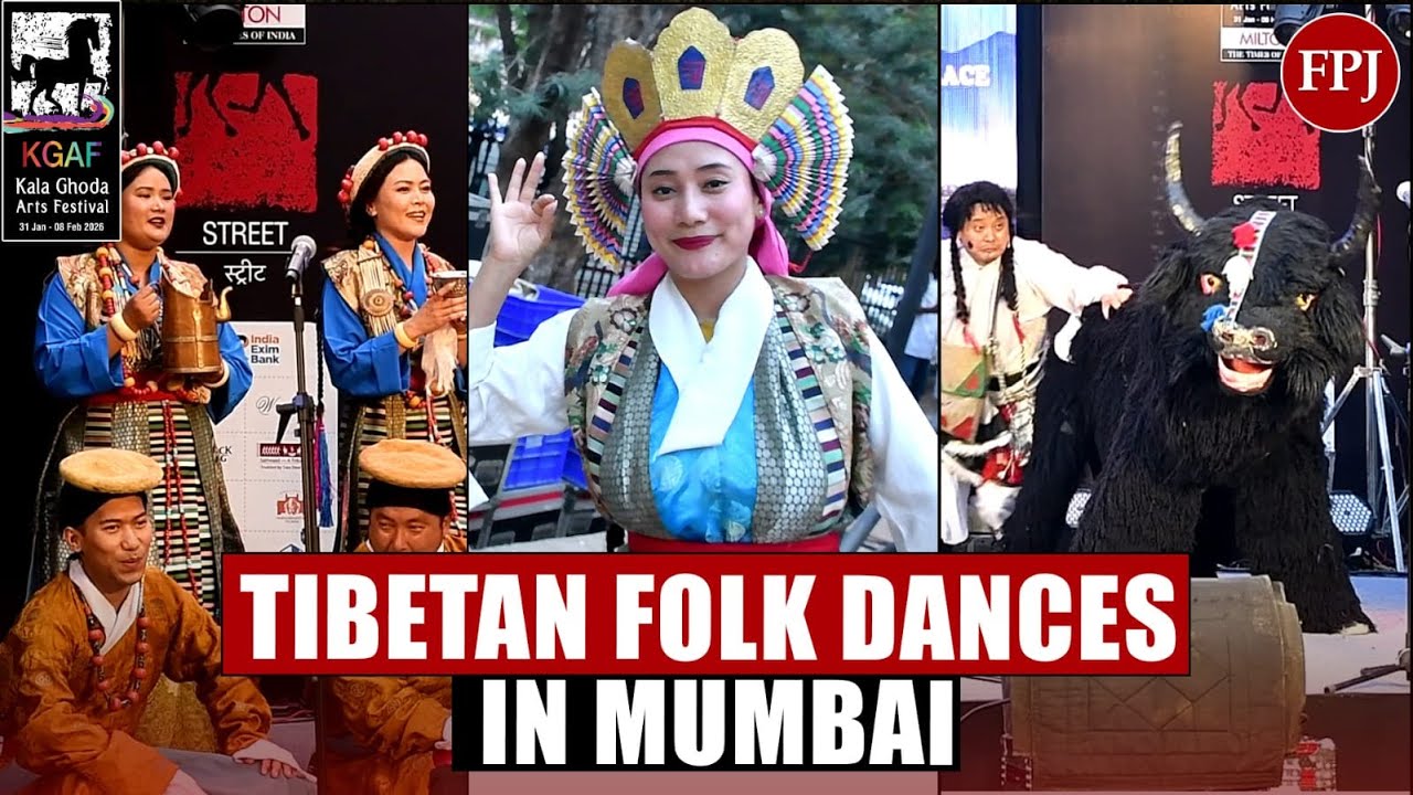 Тибетские народные танцы в Мумбаи