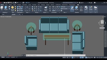 3D SOFA Design By AutoCAD | 3D MODELING | Sofa Set | Interior Design | AutoCAD Tutorials | Part 2