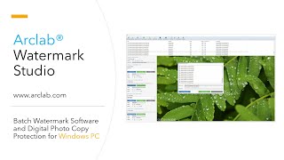 Arclab® Watermark Studio | Batch Watermark Software screenshot 2