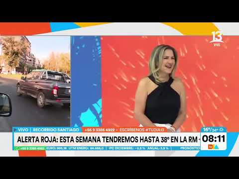 Michelle Adam ¿Tendremos la semana más calurosa de la historia? | Tu Día | Canal 13