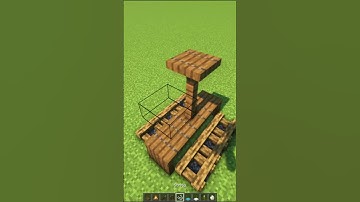Picnic Table in Minecraft🪑#minecraft #shorts