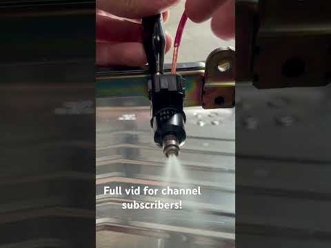 Injector rebuild. #automobile #mechanic #injector #rebuild #ev6 #test #testing #cleaning #idle