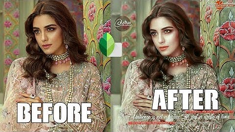 Snapseed App And Photoshop New Editing Tutorial Step By Step ||By Sufiyan Editx