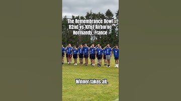 The Remembrance Bowl, presented by Patton Legacy Sports.  82nd vs 101st Airborne Divisions.