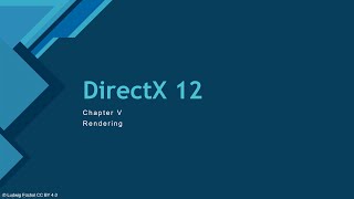 V.0 - Rendering [EN] | DirectX 12 Advanced Tutorial