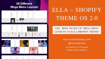 #29 - How to set up Advanced Mega Menu Layouts in Ella Shopify Theme?