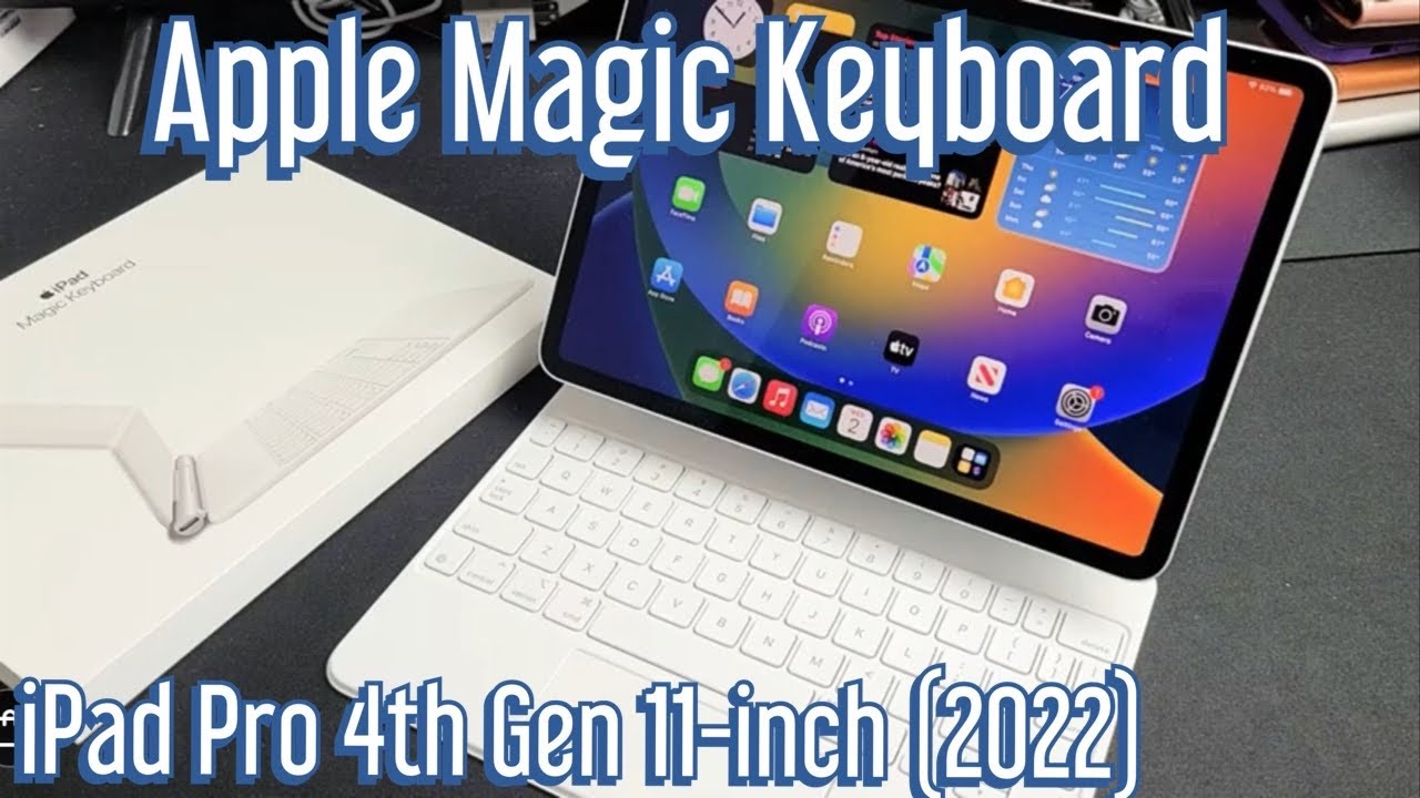 Teclado Magic Keyboard Touch Para iPad Pro 12.9 M2 2022 6gen