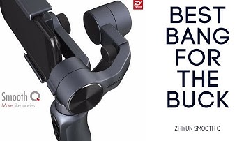 ZHIYUN Smooth Q test side by side: Gimbal Best bang for your buck!