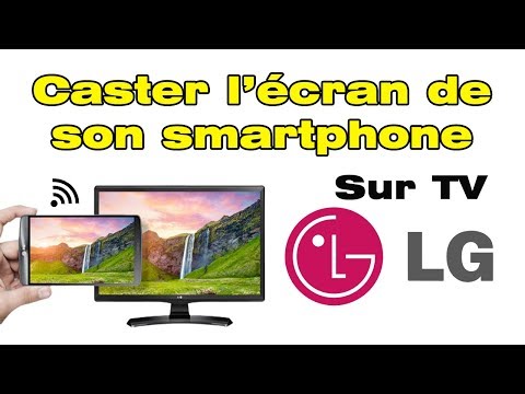 Comment connecter son TELEPHONE a sa TELE LG, partager Ecran Android et caster sur TV LG sans fil