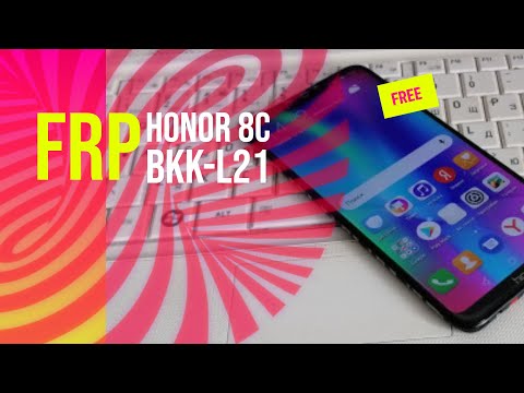 FRP Honor 8C BKK-L21 как убрать гугл аккаунт.