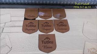 Suni Deri Kazıma Ve Markalama (Artificial Leather Engraving And Marking)_Point Lazer-0554 317 44 55