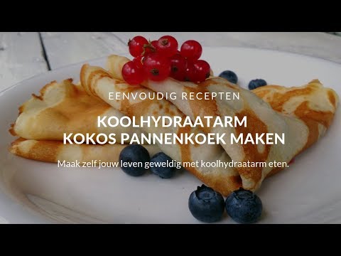 NEW Gezonde kokos pannenkoek maken? Snel en erg lekker!