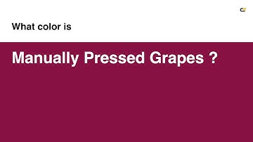 Manually Pressed Grapes color #881144 hex color - Red color - Cool color 881144