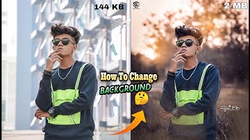 How to change Background easily in photoshop touch | Ps touch awesome editing toturial