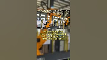 Programming-free, touch-screen-operated industrial robots save time and labor costs#robot#automation