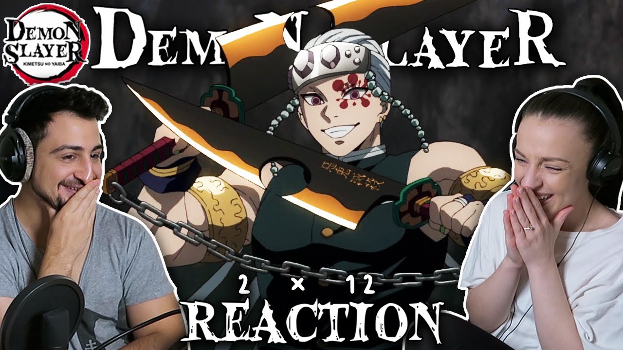 things get flashy ⚡  Demon Slayer S2 EP 12 reaction entertainment district  arc yuukaku hen 