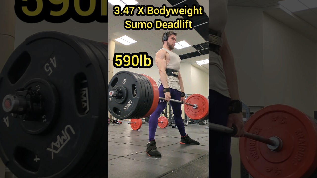 590lb Sumo Deadlift (3.47xBW)