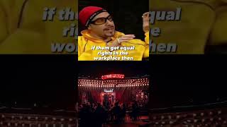 Ali G on woman rights😂 #funny #funnyvideo #alig #aligshow #shorts