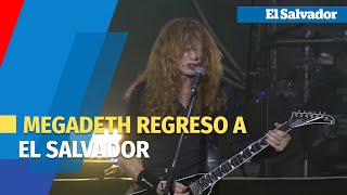 Deuda saldada, Megadeth regresó a El Salvador