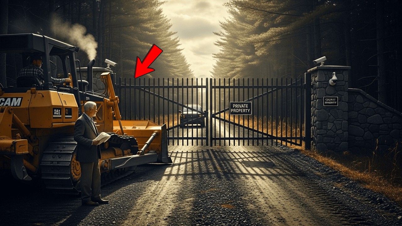 Они поставили забор и перекрыли мне путь, поэтому я привёз бульдозер.