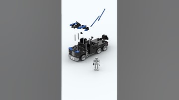 LEGO Terminator 2  Tow Truck Freightliner FLA 9664 MOC #shorts #short #lego