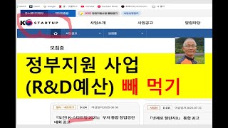 정부지원 사업 (R&amp;D예산) 빼 먹기#기술보증기금대출#특허담보대출제도#예비창업#사모펀드#vc#스타트업#엔젤투자