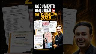 Documents required in NEET Counselling 2026 | #neet2026 #reneet2026 #nta #mcc