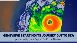 Hurricane Genevieve still brewing in the Eastern Pacific