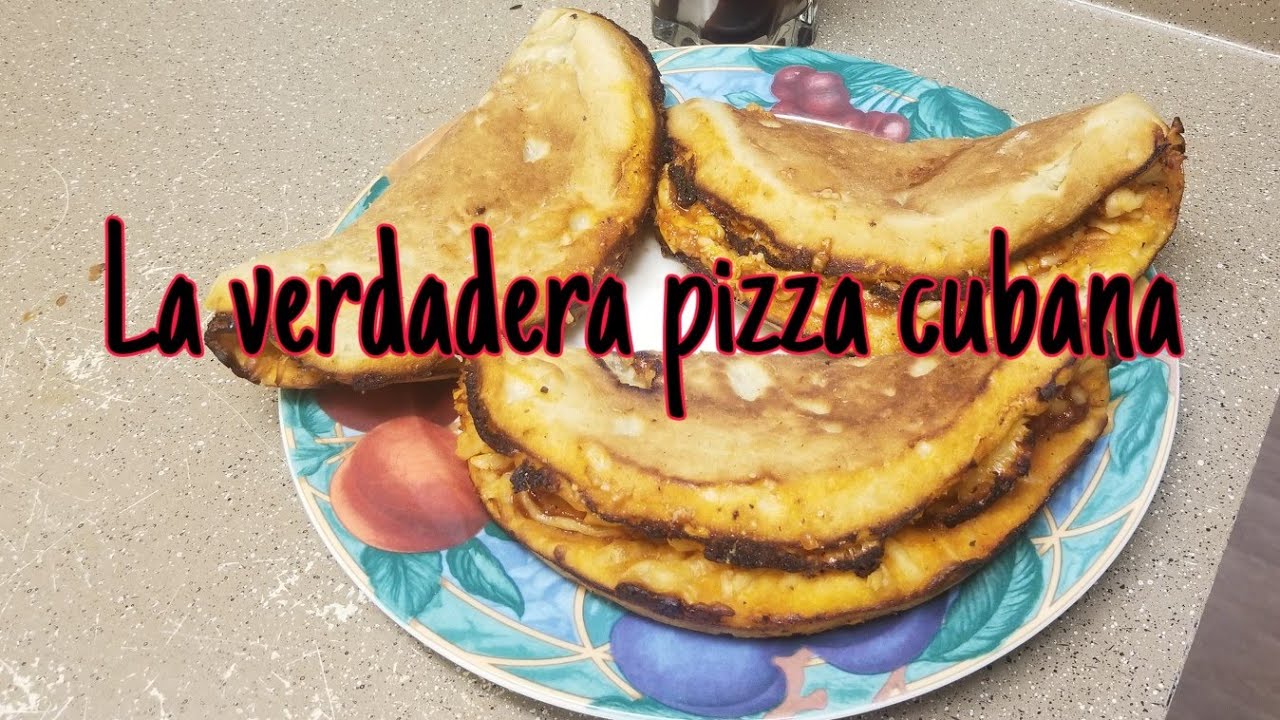 La verdadera pizza cubana