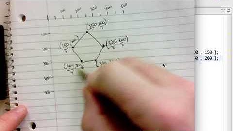 Using Arrays to Draw Polygons