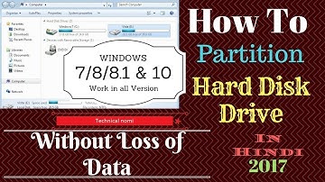 How To Partition, Combined, Shrink, Extend Hard Drive | Windows 7,8,10