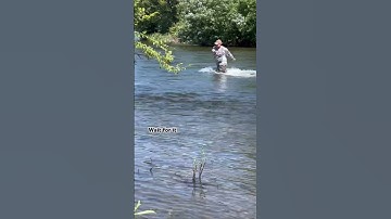 Strong river stream #fishing